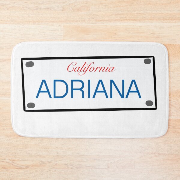 Item preview, California License Plate Names Adriana designed and sold by LinhlyHarwell13.