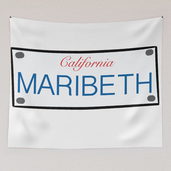 Item preview, California License Plate Names Maribeth designed and sold by LinhlyHarwell13.