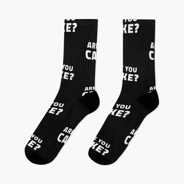 Item preview, Are You Cake? (Black) designed and sold by quoteedesigns.