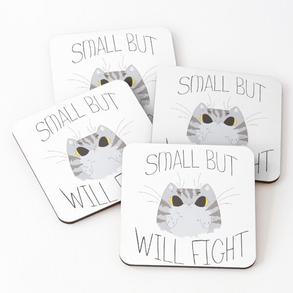 Item preview, Small But Will Fight Kitty designed and sold by AceLlama.