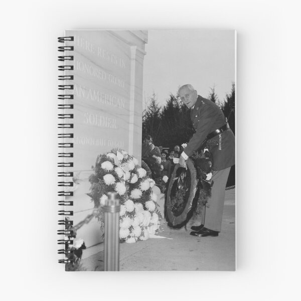 Item preview, General Pershing Laying Wreath On Tomb Of The Unknown Soldier - 1938 designed and sold by warishellstore.