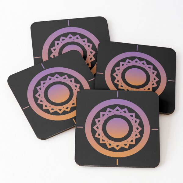 Item preview, Abstract Geometric Sunflower Compass designed and sold by MielOntwerpt.