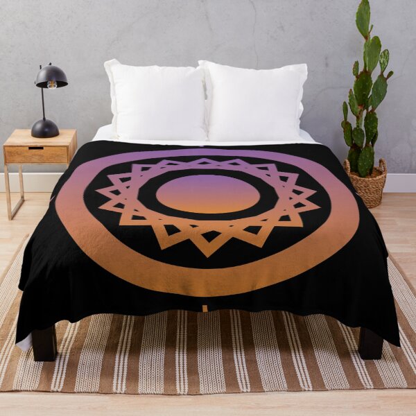 Item preview, Abstract Geometric Sunflower Compass designed and sold by MielOntwerpt.