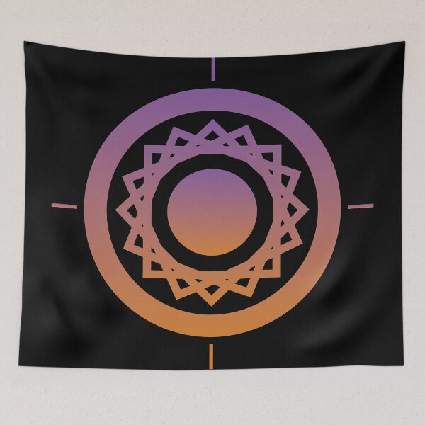 Item preview, Abstract Geometric Sunflower Compass designed and sold by MielOntwerpt.