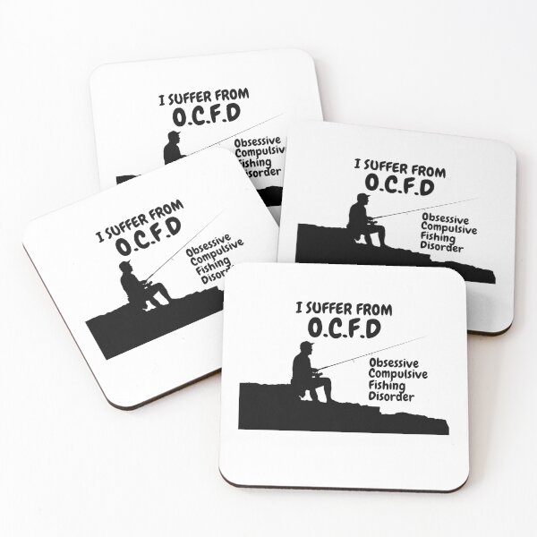 Item preview, Happy Fishing Problems - Obsessive Compulsive Fishing Disorder designed and sold by Emphecyy.