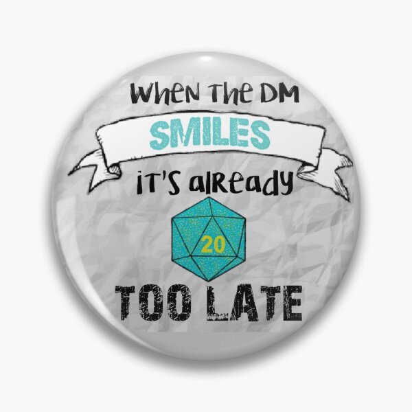 Item preview, When the DM smiles designed and sold by Valina Moon Creations.