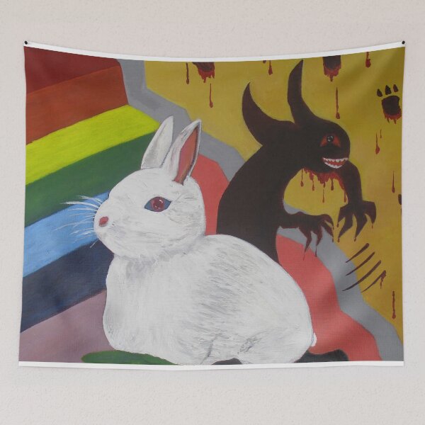 Item preview, Two Sided Rabbit designed and sold by legitparrot.