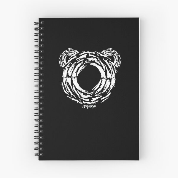 Item preview, Panda Bear Outline Linoleum Block Print in White designed and sold by JD-PANDA.