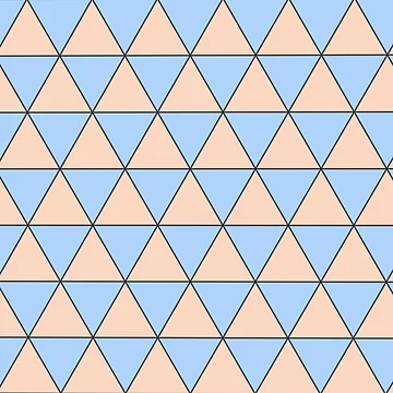 Artwork thumbnail, Triangles pattern by redgoch