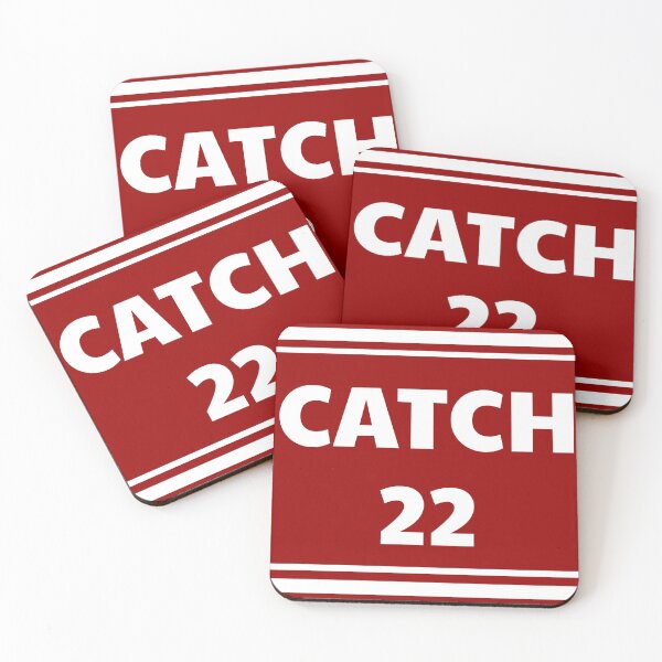 Item preview, Catch 22 White and Red designed and sold by KayLadyBug.