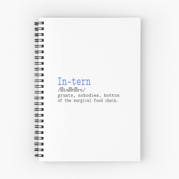 Item preview, Intern Definition (According to Dr. Bailey) designed and sold by designbynini.