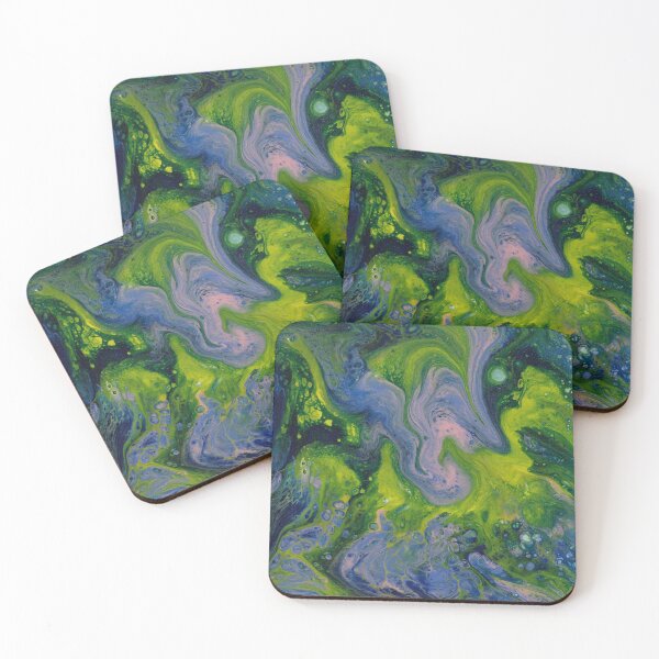 Item preview, Poured Paint Original Abstract Art designed and sold by MrColgate.