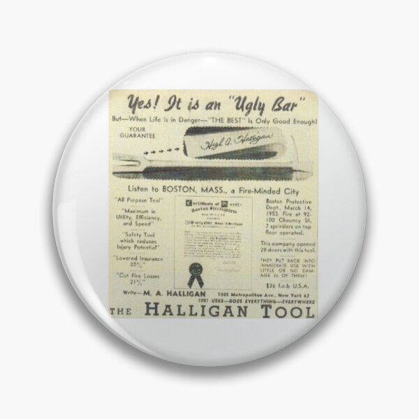 Item preview, Ugly Bar Halligan tool advertisement designed and sold by Chris Philbrook.