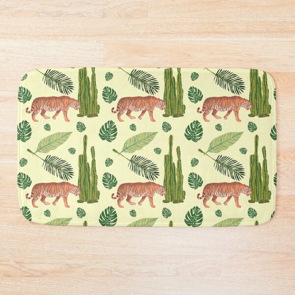 Item preview, Tiger tropical pattern designed and sold by Tato's.
