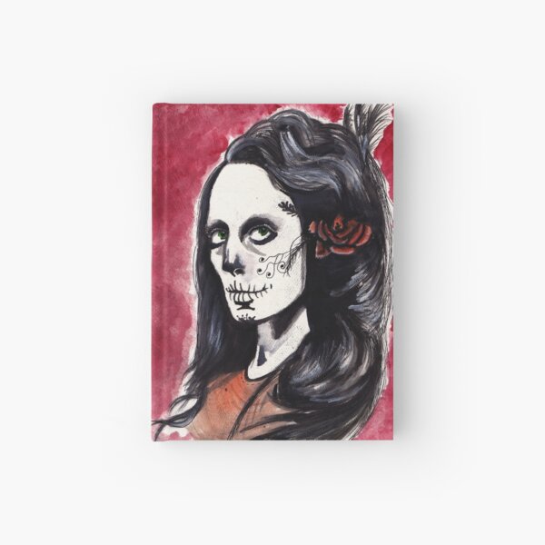 Portrait of a Skeleton Woman Hardcover Journal