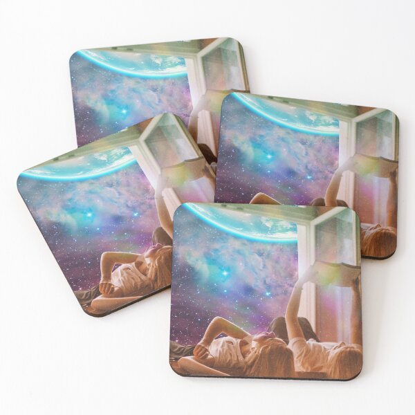 Item preview, Finding the Light // Retro Space Collage designed and sold by Rosalyn Gonzalez.