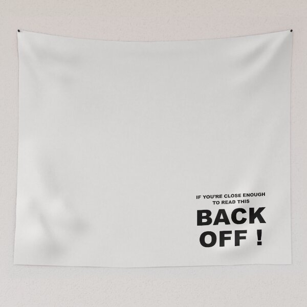 Item preview, if youre close enough to read this back off,Funny shirt designed and sold by Souna's  Store.