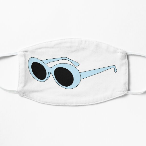 Clout Goggles Face Masks Redbubble - blue neon goggles roblox