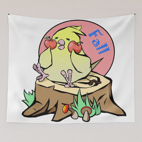 Item preview, Cockatiel With Apples designed and sold by legitparrot.