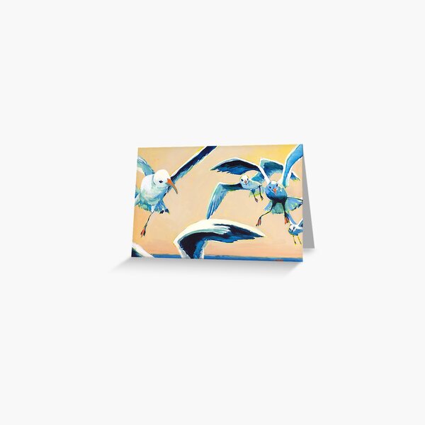The Lunch Crowd Greeting Card