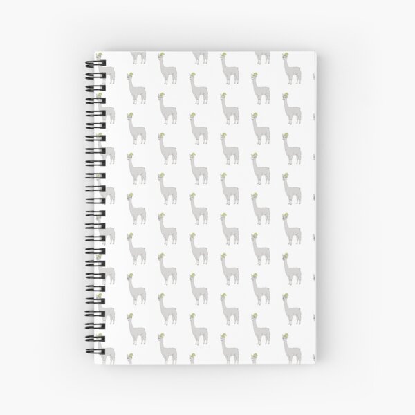 Llamas With Hats - Carl Spiral Notebook