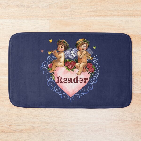 Item preview, Wedding party gift reader angels cherubs heart blue designed and sold by GrammarDance.