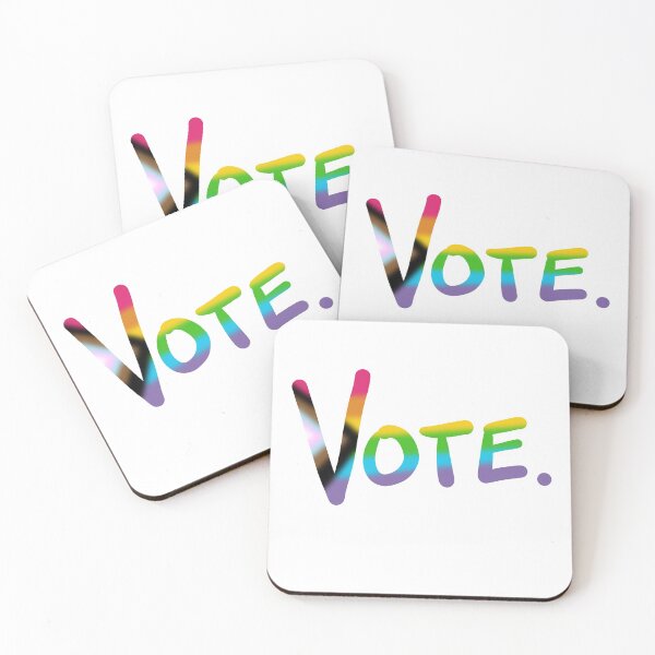 Item preview, Vote. (New Pride Flag Ombre) designed and sold by KelseyLovelle.