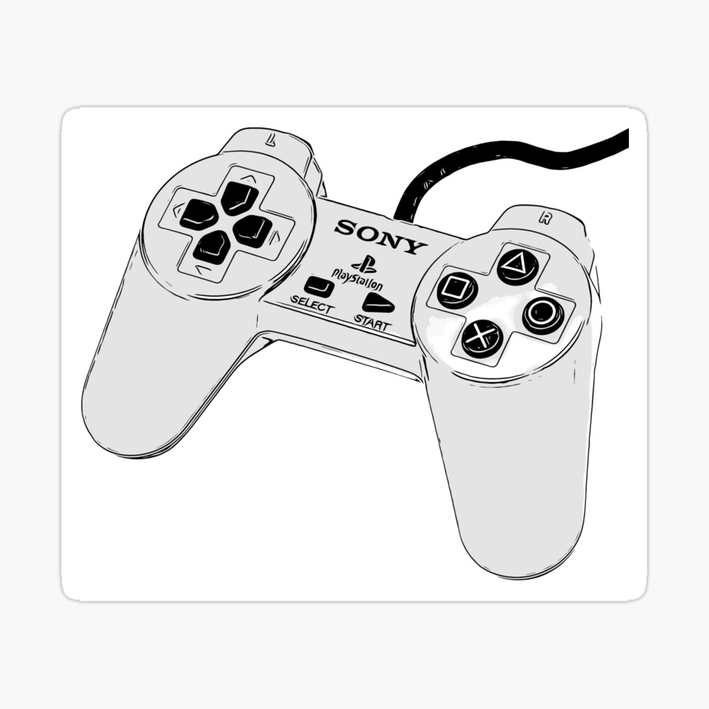 1 Controller Sketch" Poster for Sale by jlkloeters | Redbubble