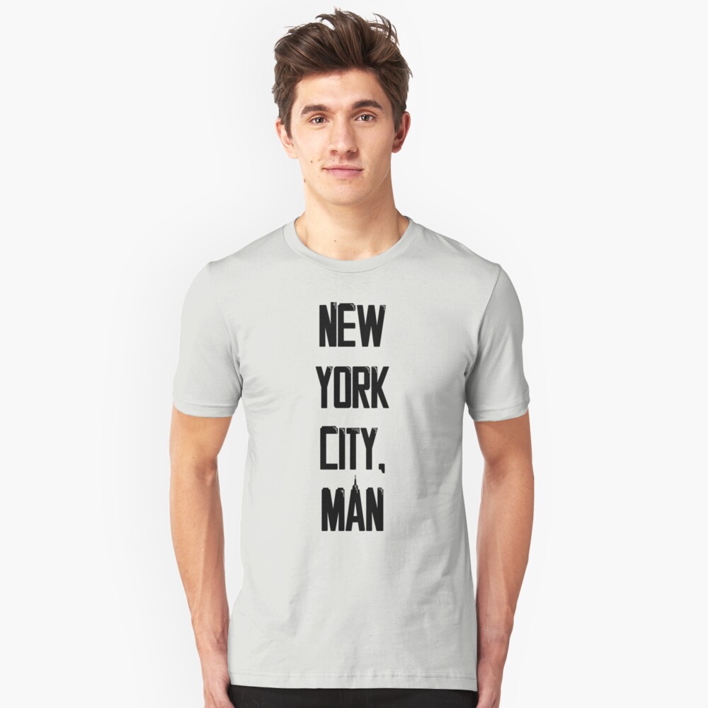 New York City, Man Slim Fit T-Shirt