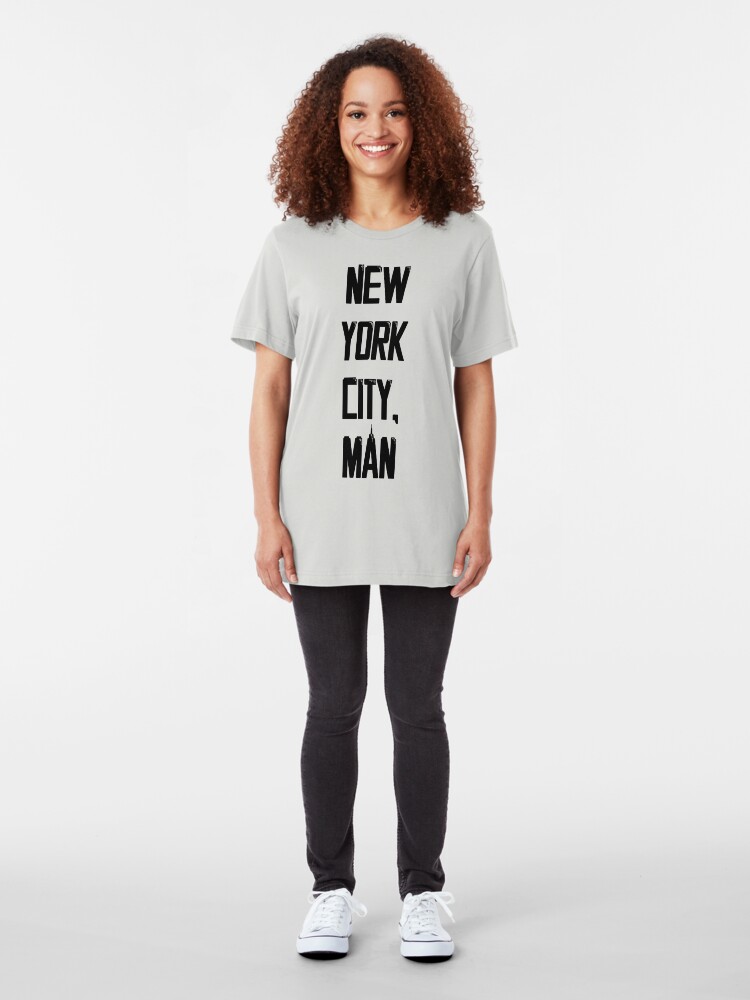 Alternate view of New York City, Man Slim Fit T-Shirt
