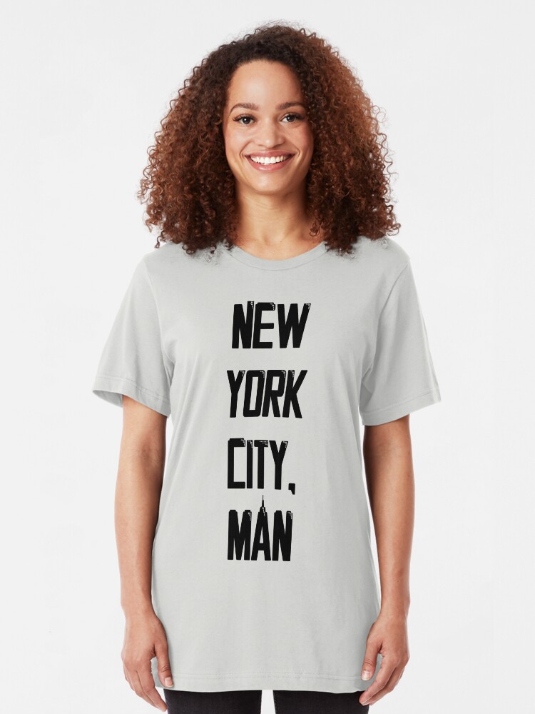 Alternate view of New York City, Man Slim Fit T-Shirt