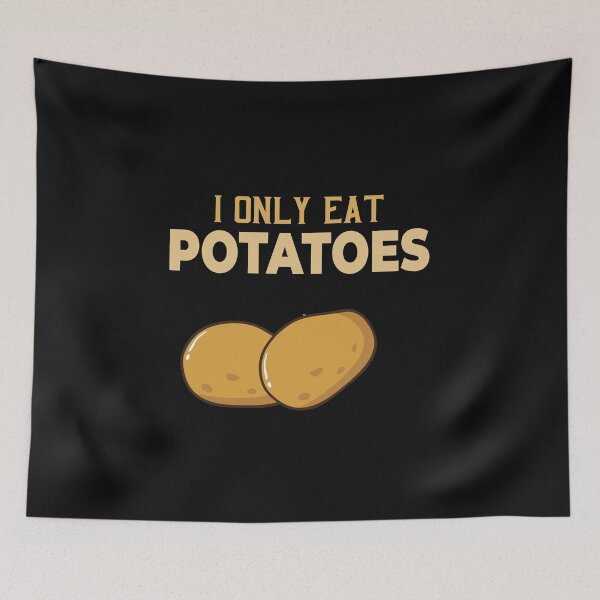 Item preview, Potato saying eat boiled potatoes designed and sold by Imutobi.