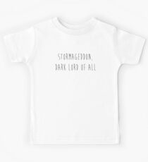 Stormageddon, Dark Lord of All Kids Tee