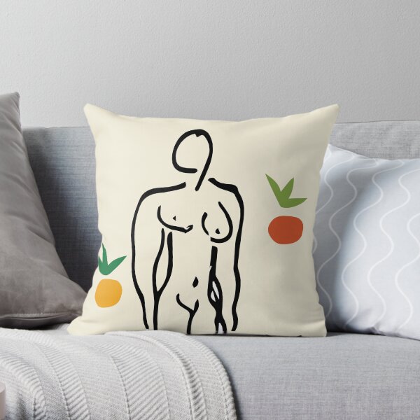 Henri Matisse - Le Nu aux Oranges - Nude With Oranges - PRINTS Throw Pillow