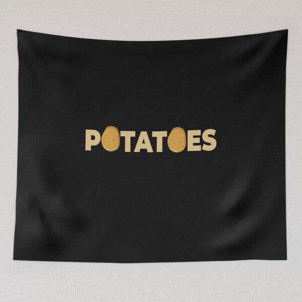Item preview, Potato text eating vegetables designed and sold by Imutobi.