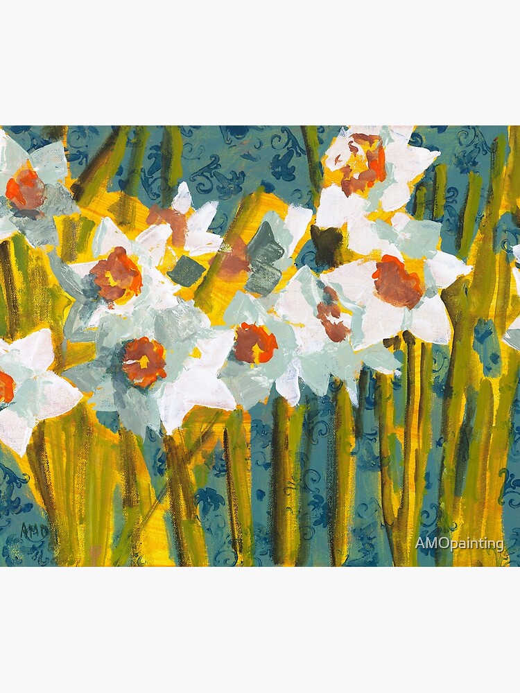 Daffodils by AMOpainting