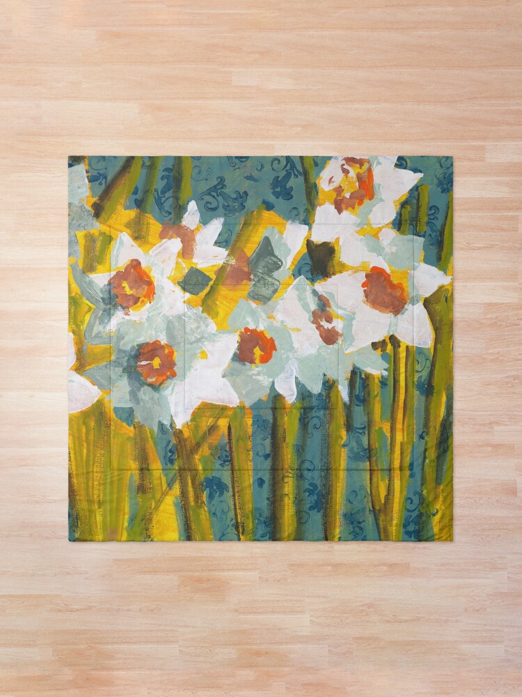 Alternate view of Daffodils Comforter