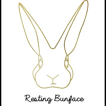 Artwork thumbnail, Resting Bunface Bunny Rabbit Lover by tinaschofield