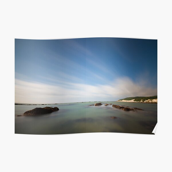 160 second exposure on Eastbourne seafront Poster
