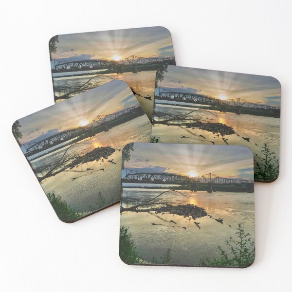 Item preview, Railroad bridge on the Missouri River designed and sold by WayneSheridan.