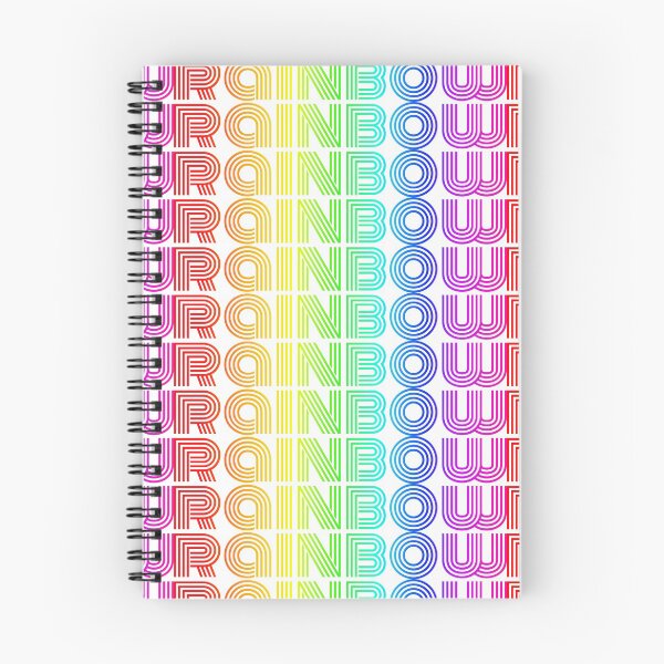 Item preview, rainbow lettering designed and sold by lonelyflight.