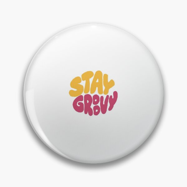 Item preview, stay groovy sticker designed and sold by shweta kale.