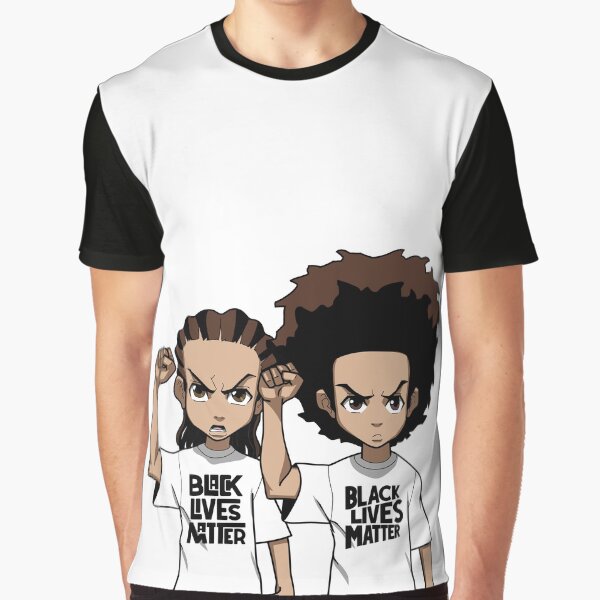 Riley And Huey Freeman Protesting Graphic T-Shirt