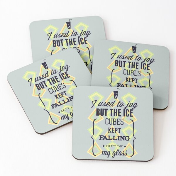 Item preview, I used to jog but the ice cubes kept falling out of my glass - cool jogging lover Gift designed and sold by Teenation9.