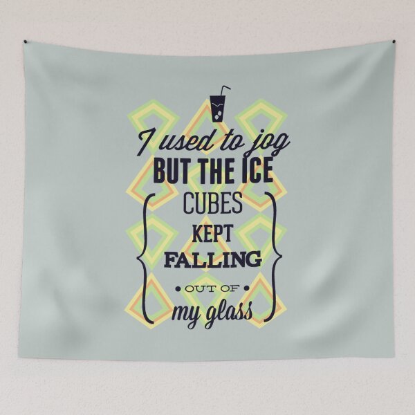Item preview, I used to jog but the ice cubes kept falling out of my glass - cool jogging lover Gift designed and sold by Teenation9.