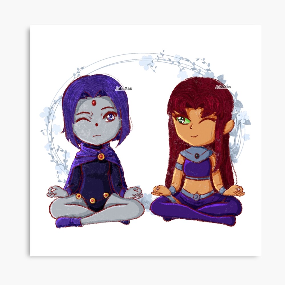 Raven and Starfire