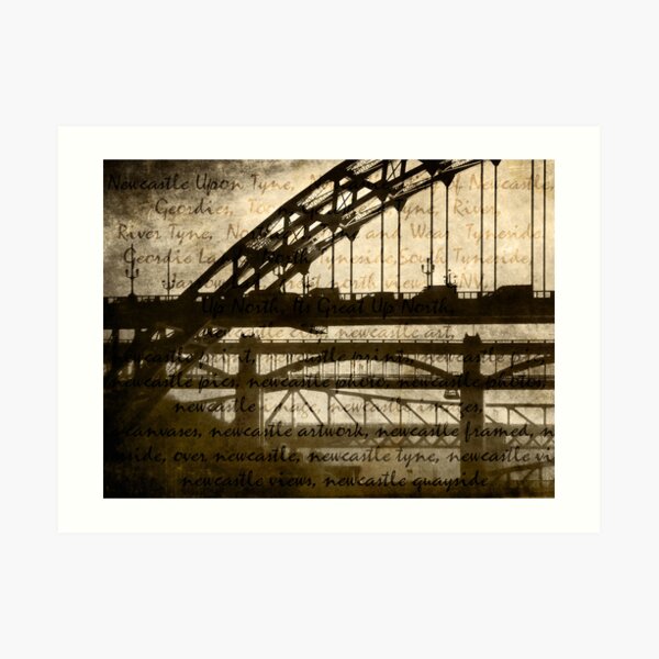 Newcastle Keywords Art Print
