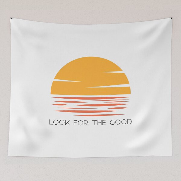 Item preview, Look For The Good with Abstract Sunset designed and sold by beachchic.