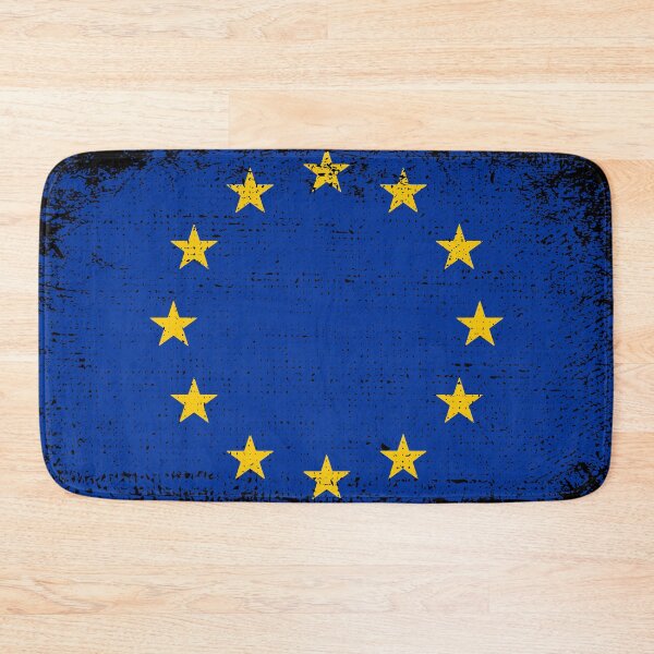 Item preview, Distressed Flag of the European Union (EU) designed and sold by beardsandcats.