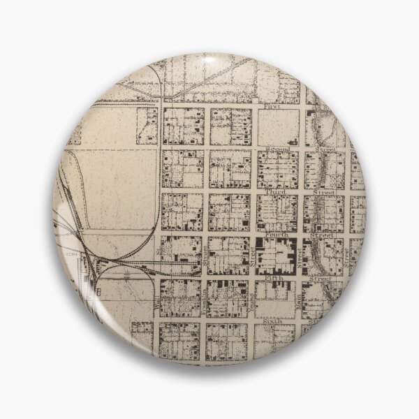 Item preview, Vintage Map of Ogden UT (1877) designed and sold by BravuraMedia.